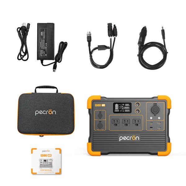 Pecron E600LFP 1200W Portable Solar Station + 400w Solar Panel