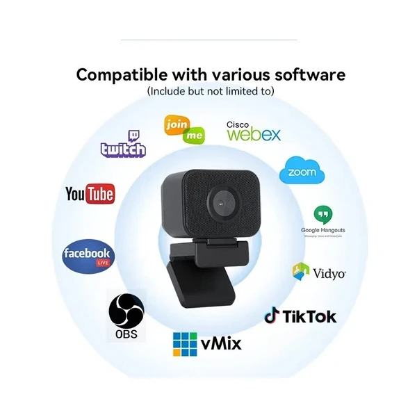 4k Ultra USB2.0 PTZHD Autofocus Very High Quality USB Plug-and-Play Webcam With Microphone For Zoom, Teams, Twitch, Google Meet, facebook, Youtube Live Streaming -3 years warranty-Free Shipping