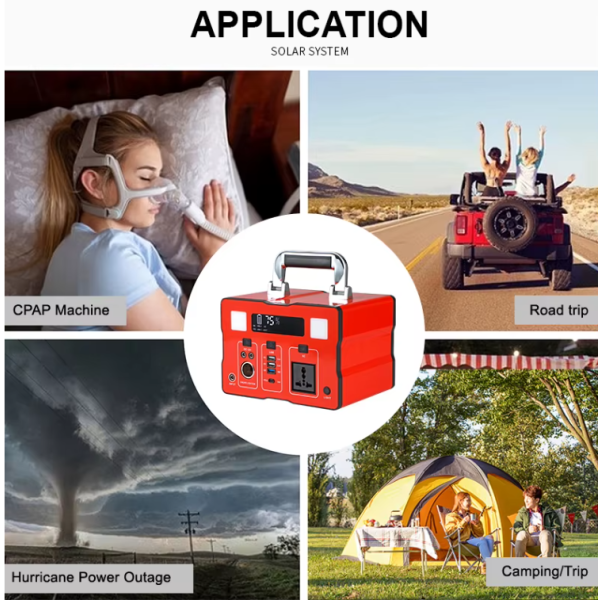 1000w Outdoor Camping Home Mobile Portable Solar Power System