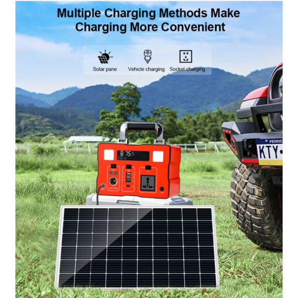 1000w Outdoor Camping Home Mobile Portable Solar Power System
